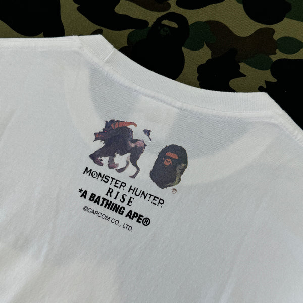 [S] Bape x Monster Hunter College Tee