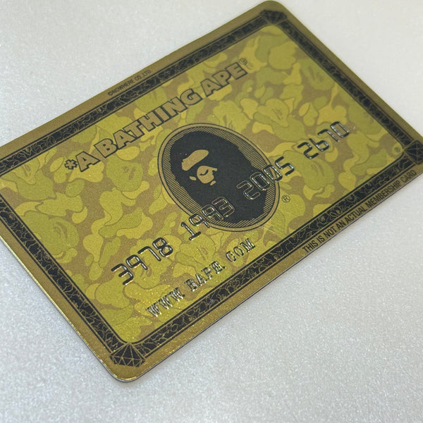 DS Bape Gold Card Magnet