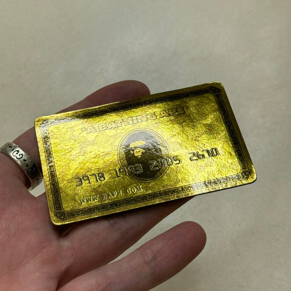 DS Bape Gold Card Magnet