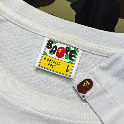 [L] Bape x God Selection Pink Ape Tee