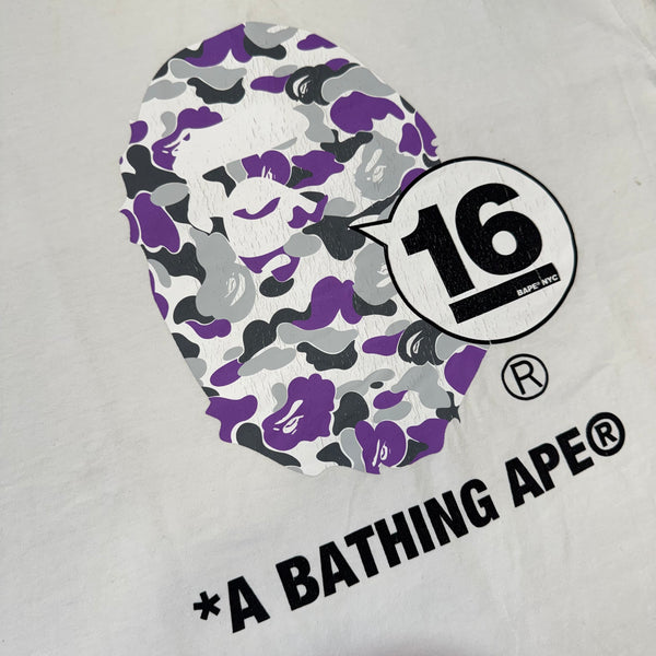 [2XL] Bape NYC Anniversary Camo Ape Tee