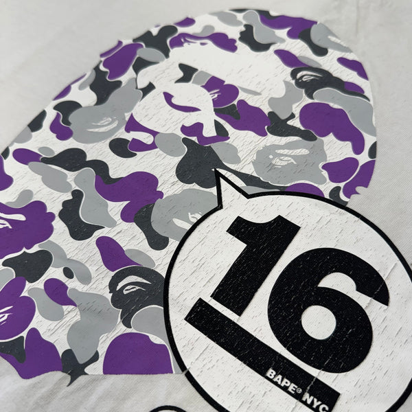 [2XL] Bape NYC Anniversary Camo Ape Tee