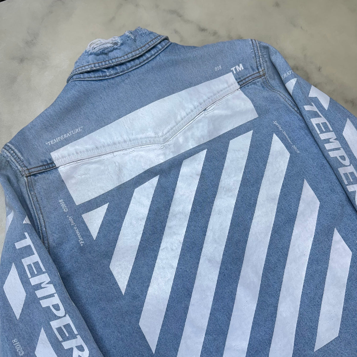 [S] Off-White 2018 Temperature Denim Jacket