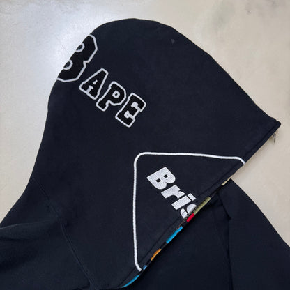[L] Bape x FCR Bristol Collab Shark Hoodie