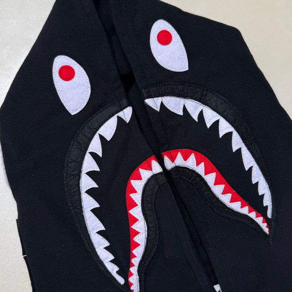 [XL] Bape Black Pullover Shark Hoodie