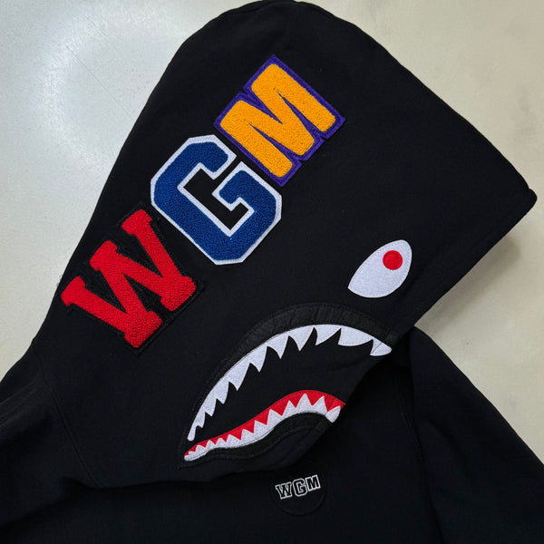 [XL] Bape Black Pullover Shark Hoodie