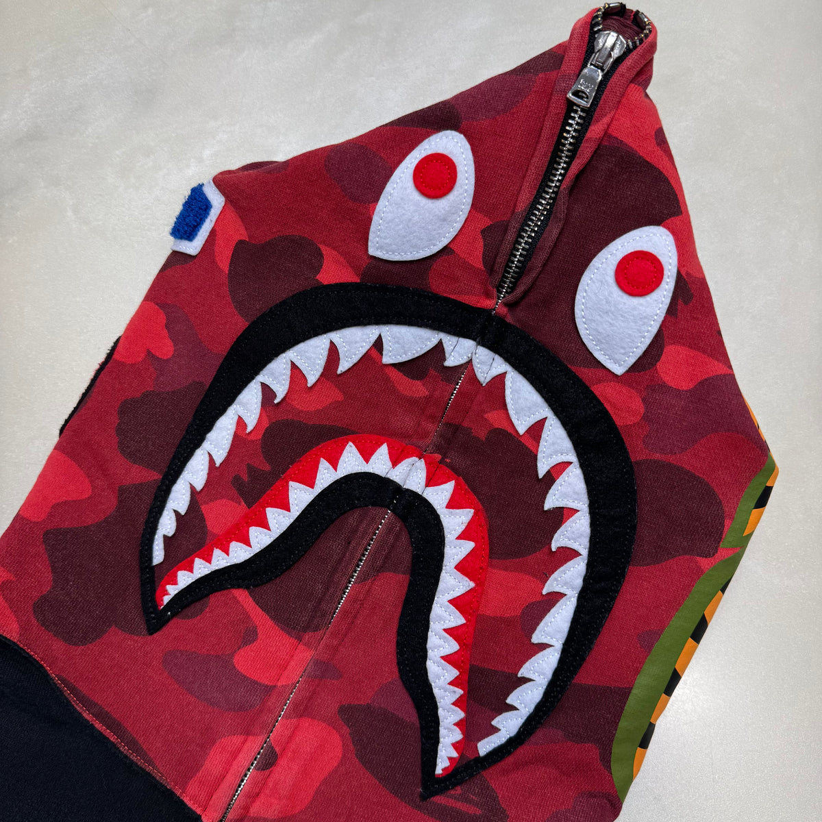[XL] Bape x OVO Collab Full-Zip Shark Hoodie