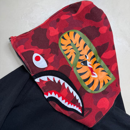 [XL] Bape x OVO Collab Full-Zip Shark Hoodie