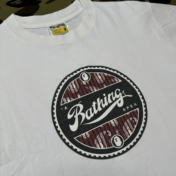 [M] OG Bape Paisley Logo Tee