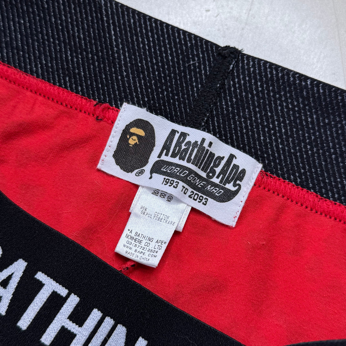 [XS] Bape Red Cheetah Camo Leggings
