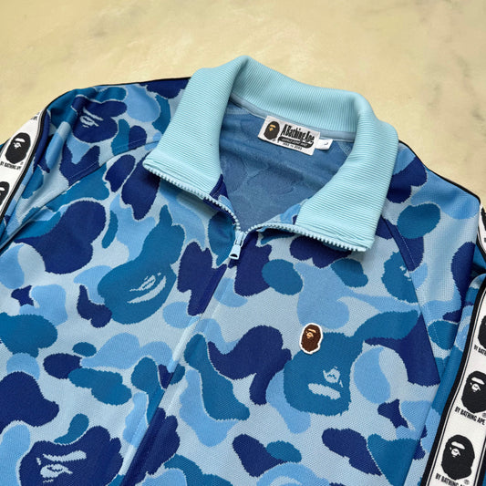 [L] Bape ABC Jacquard Camo Zip-Up