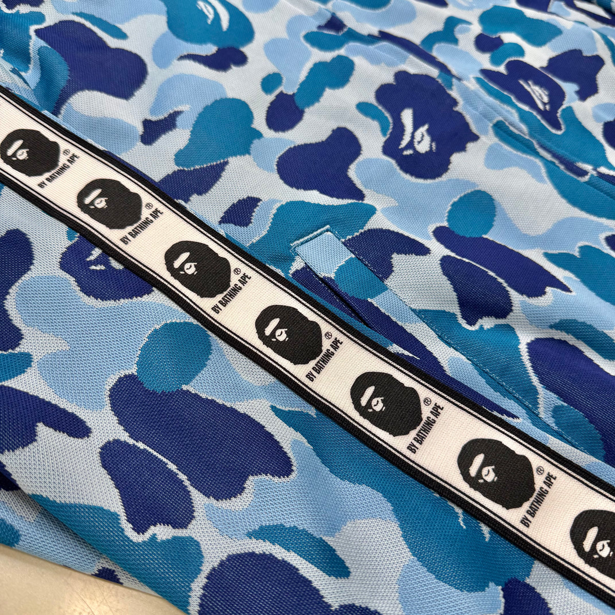 [L] Bape ABC Jacquard Camo Zip-Up