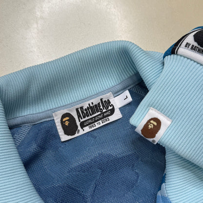 [L] Bape ABC Jacquard Camo Zip-Up