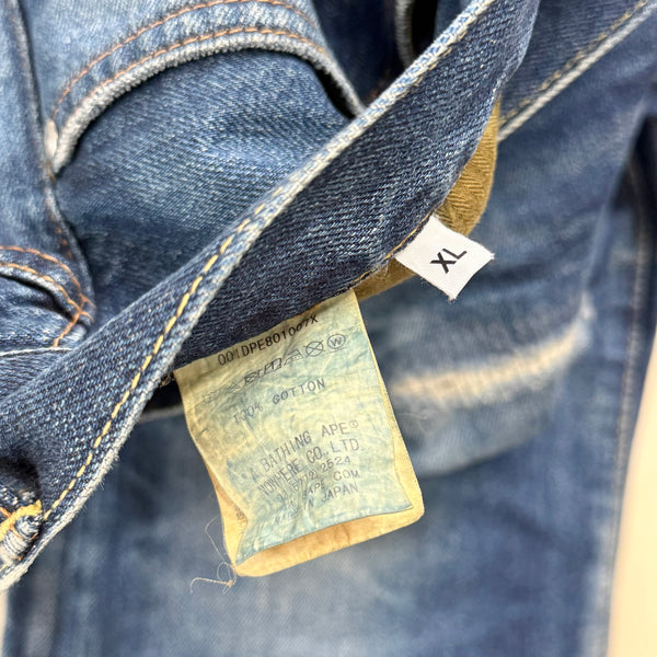 [XL] Bape Type-05 Damage Denim Jeans