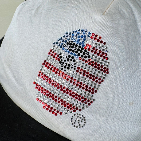 Bape Swarovski USA Ape Trucker Hat