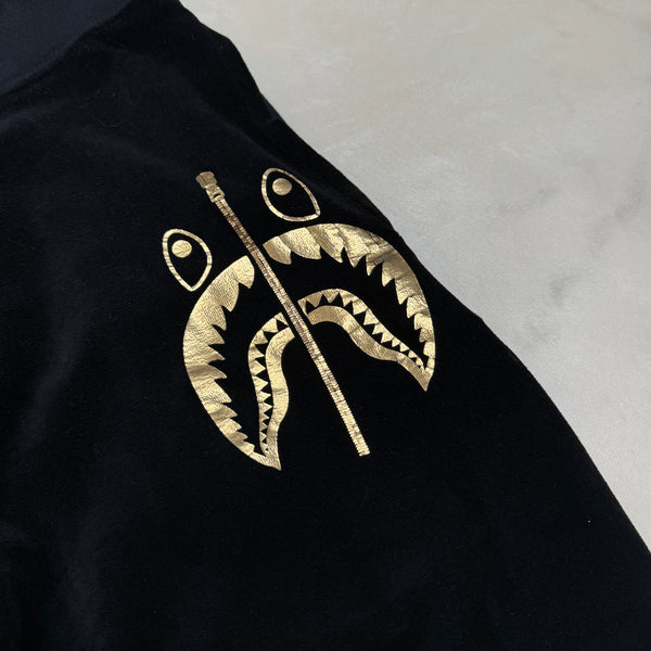 [M] Bape x 24 Karats Velour Shark Sweatpants