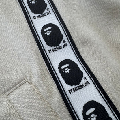 [S] Bape Cream Spell Out Zip-Up