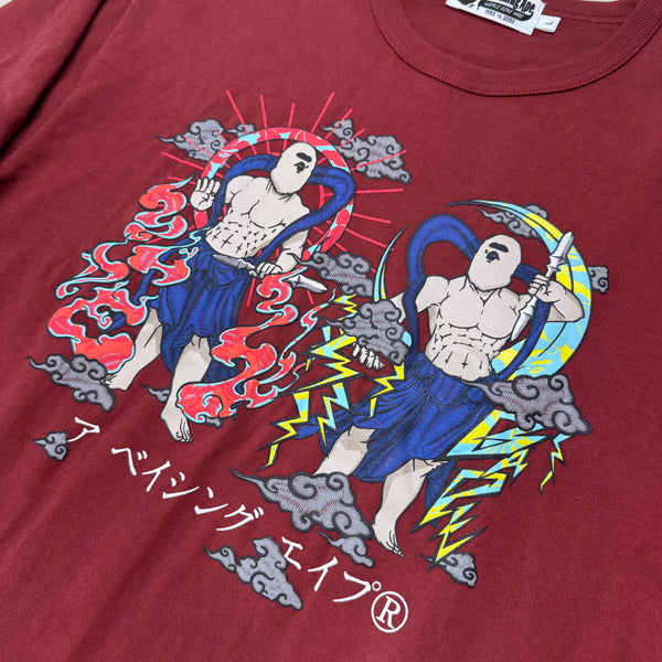 [L] OG Bape Japan Guardians Layered Longsleeve