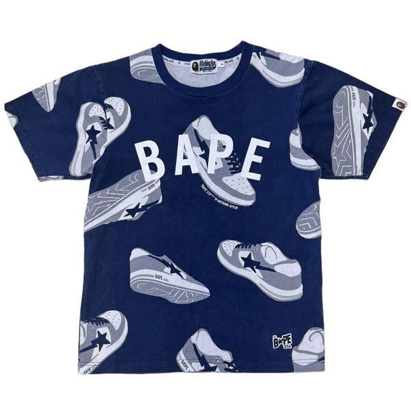 [S] Bape All-Over Bapesta Tee