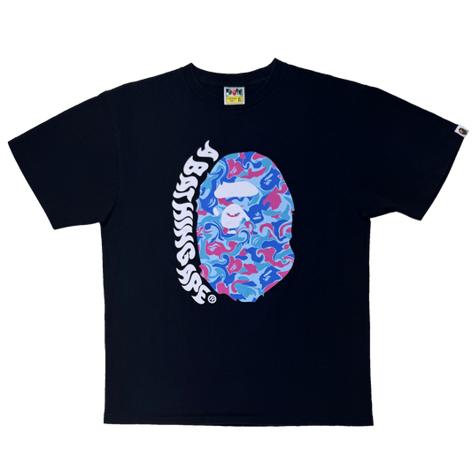[XL] Bape Marble Camo Ape Head Tee