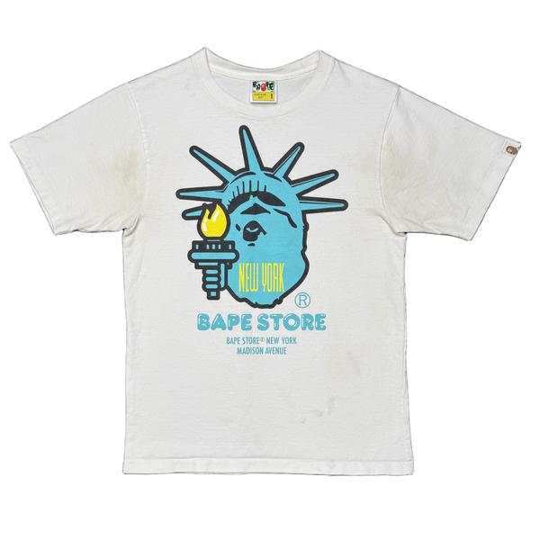 [S] Bape NY Madison Ave. Liberty Tee