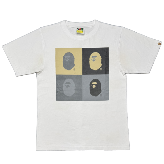[S] Bape NY Madison Ave. Quad Ape Tee