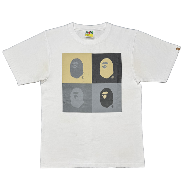 [S] Bape NY Madison Ave. Quad Ape Tee