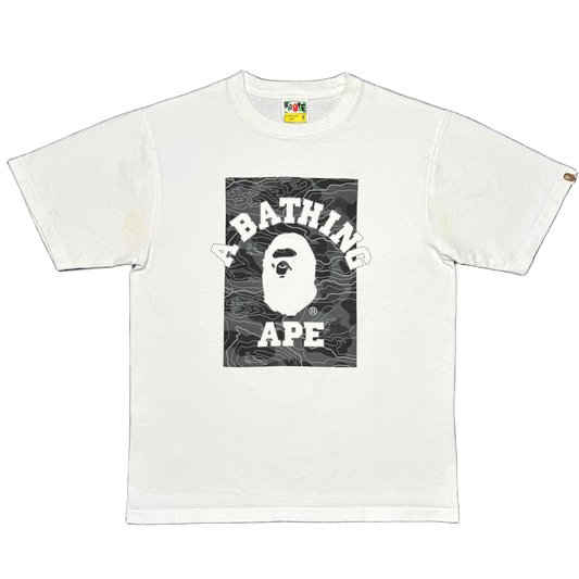 [M] Bape Box Camo College Tee