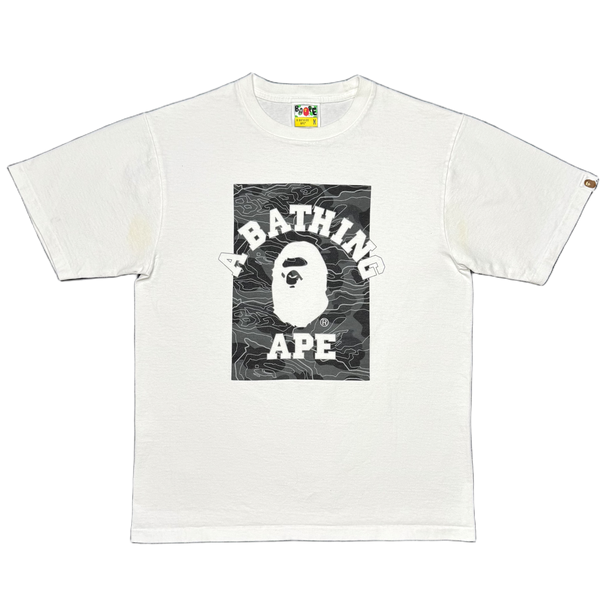 [M] Bape Box Camo College Tee