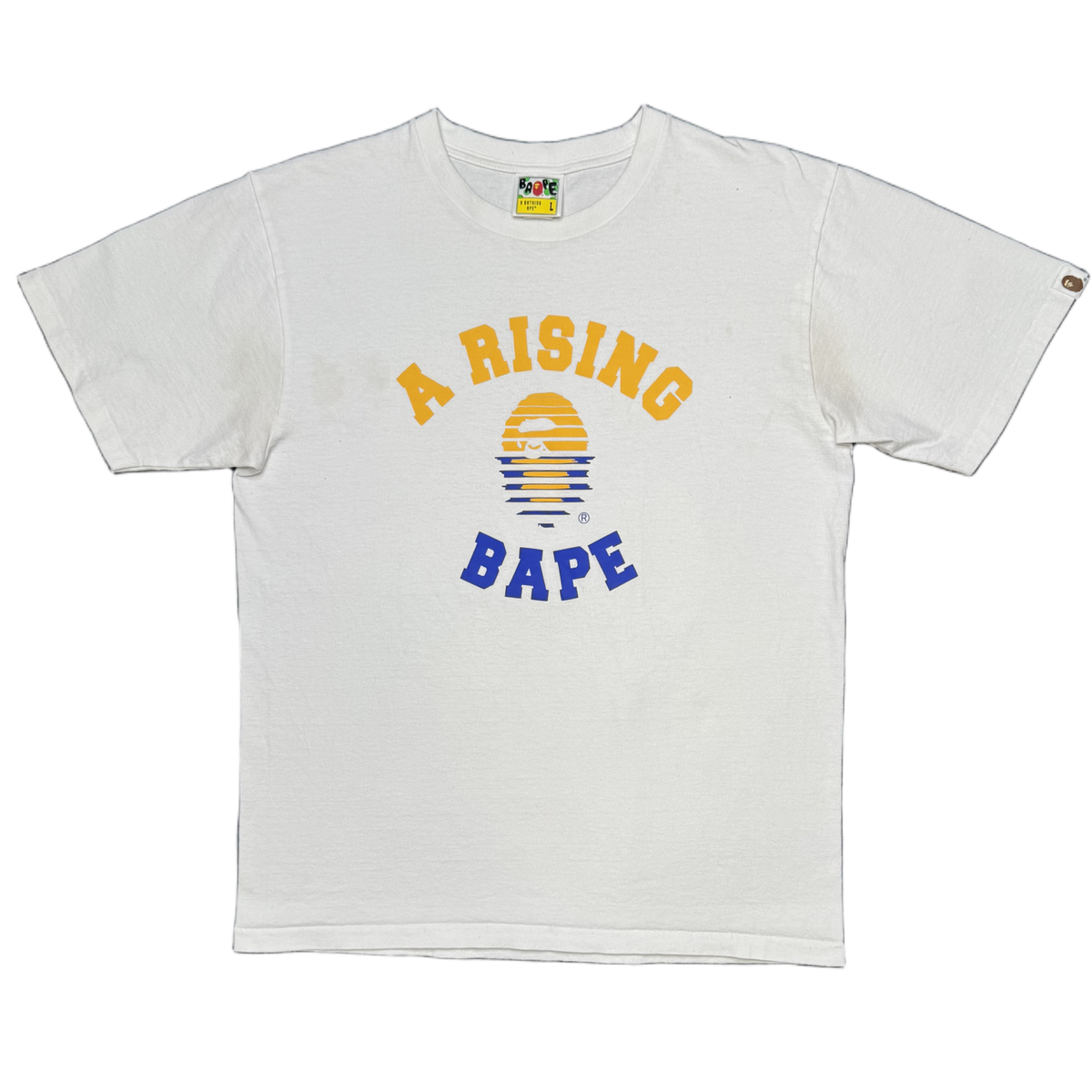 [L] Bape Rising Ape College Tee