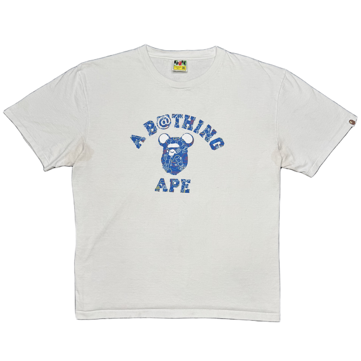 [2XL] Bape x Bearbrick Collab College Tee
