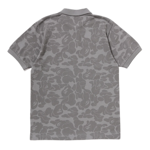 [L] DS Bape Grey Camo One Point Polo