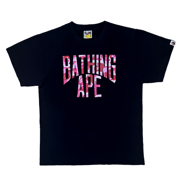 [M] Bape Pink Camo NY Logo Tee