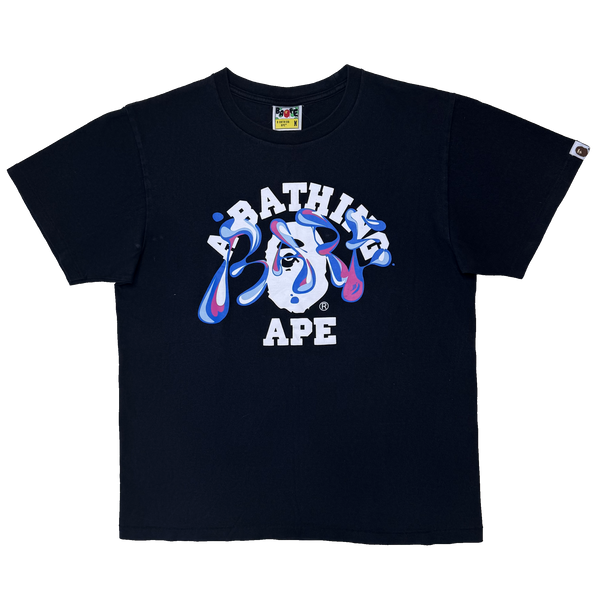 [M] Bape Marble Drip College Tee
