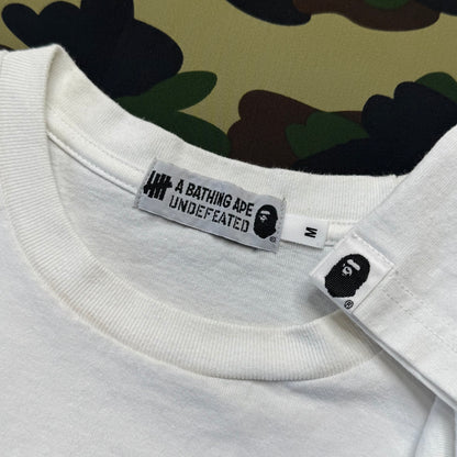 [M] Bape x Undefeated Collab College Tee