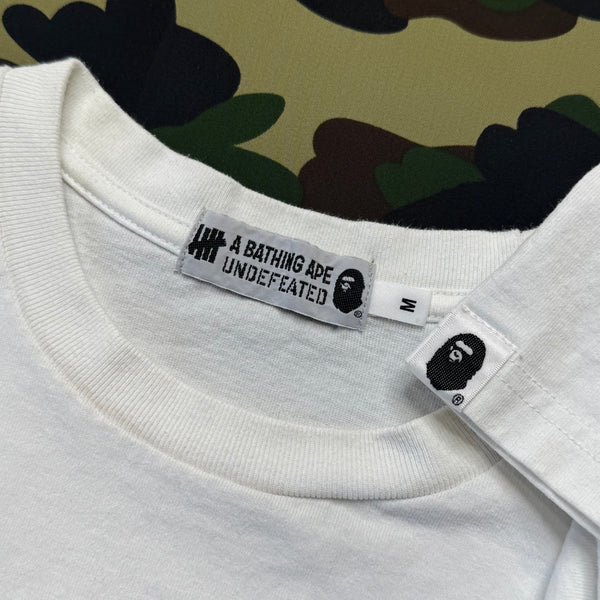 [M] Bape x Undefeated Collab College Tee