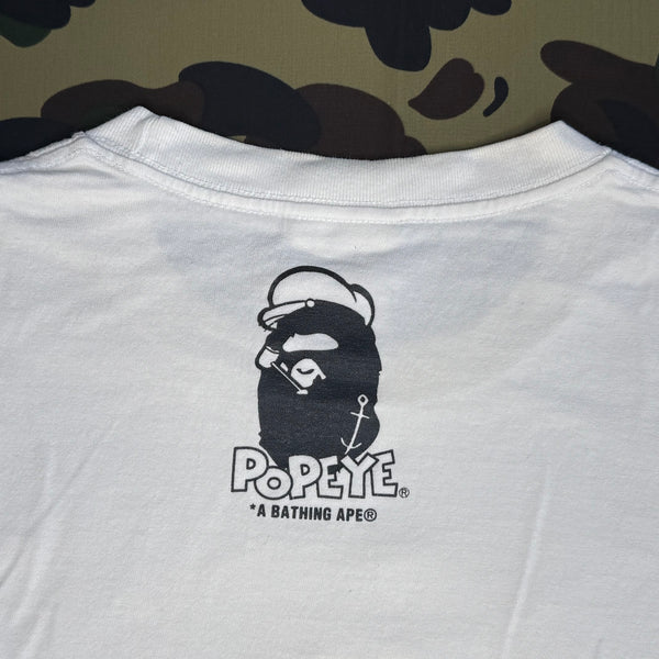[L] Bape x Popeye Collab College Tee