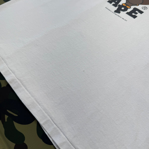[L] Bape Milos College Logo Tee