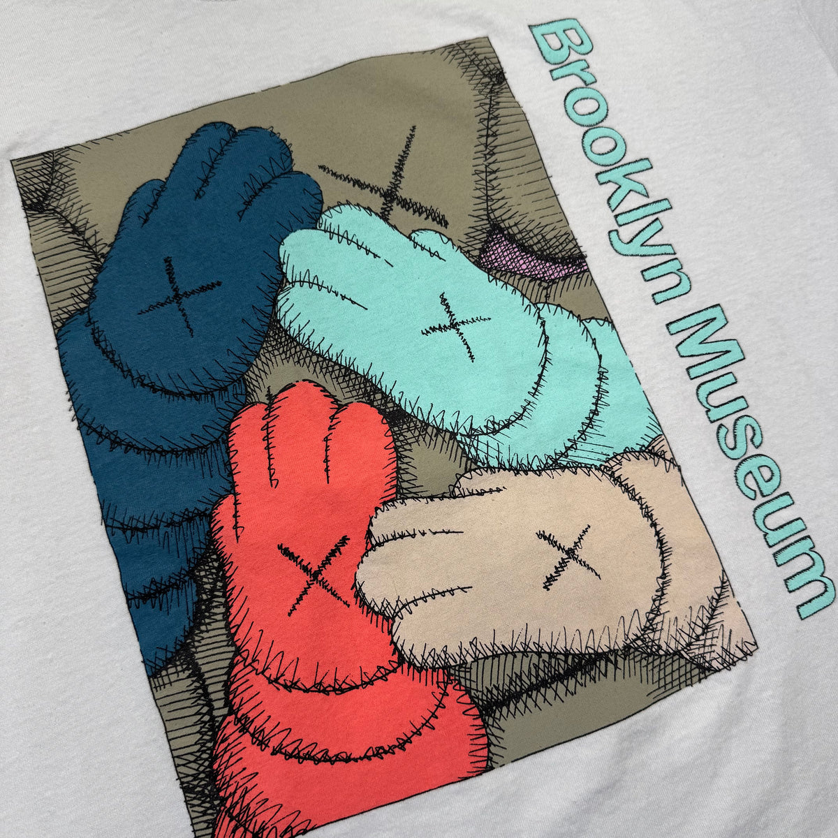 [XL] KAWS Teal Brooklyn Museum Tee