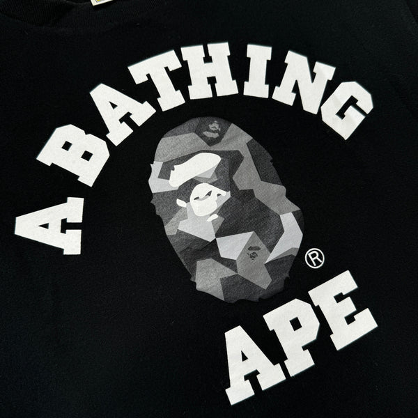 [S] Bape Splinter Camo College Logo Tee