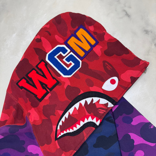 [2XL] Bape Crazy Camo Shark Hoodie