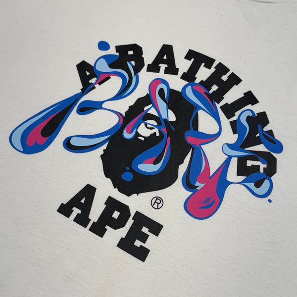 [3XL] Bape Liquid Marble College Tee