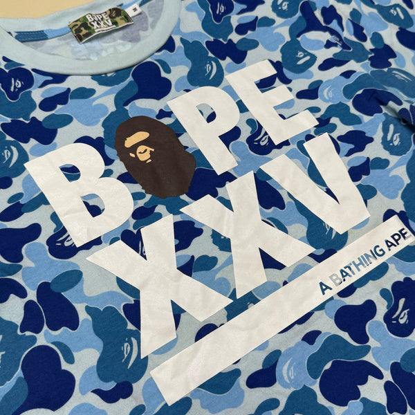 [M] Bape Blue ABC Camo XXV Tee