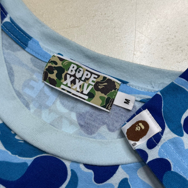 [M] Bape Blue ABC Camo XXV Tee