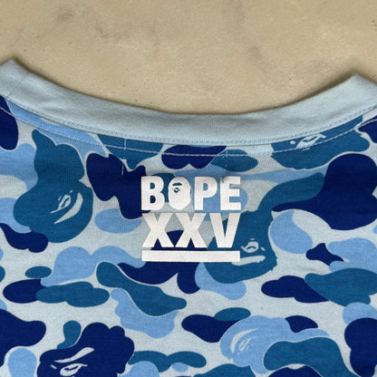 [M] Bape Blue ABC Camo XXV Tee