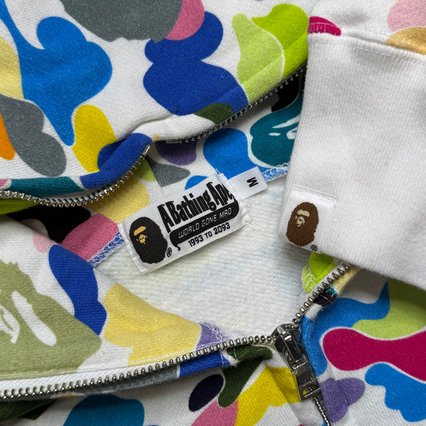 [M] Bape Full Multi Camo Shark Hoodie