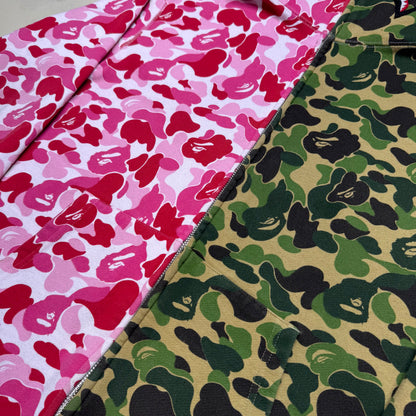 [L] Bape Split ABC Camo Shark Hoodie