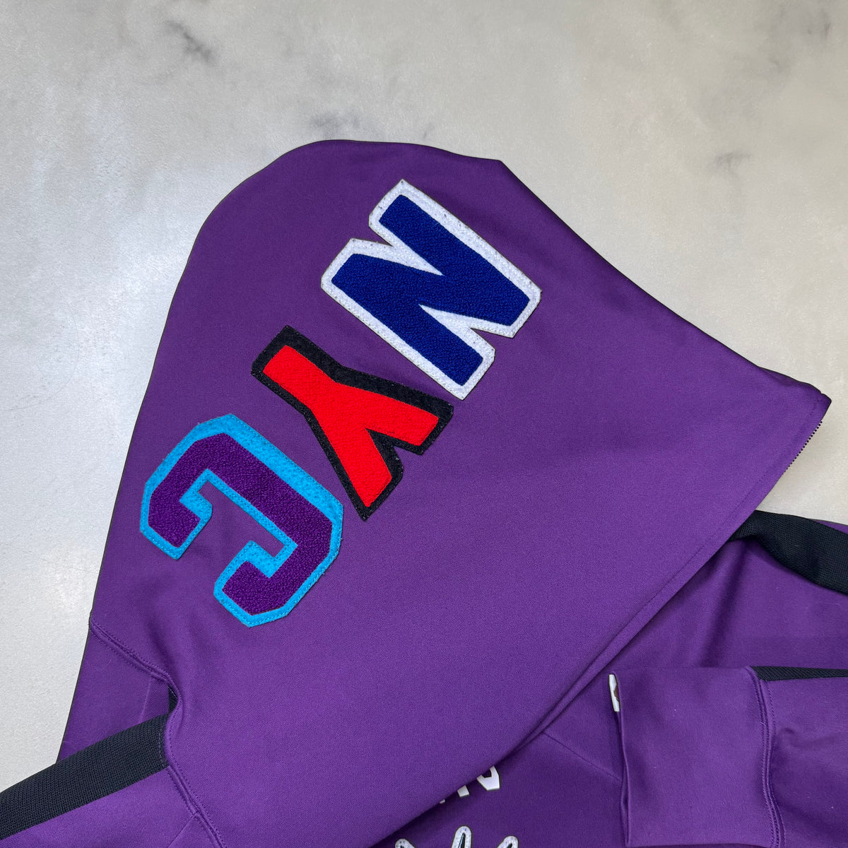 [XL] Bape NYC Exclusive Nylon Full-Zip Hoodie