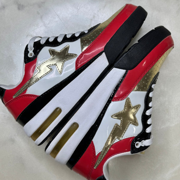 [5.5] Bape Red Metallic Roadstas