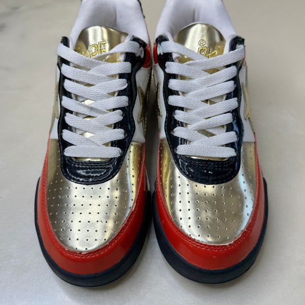 [5.5] Bape Red Metallic Roadstas